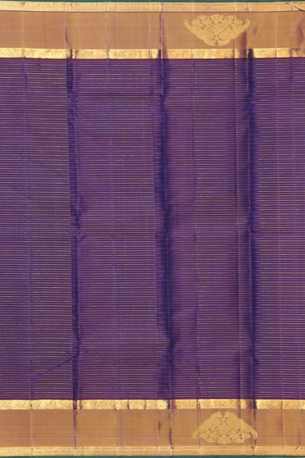 Image of Kanjivaram Silk Navy Blue Saree